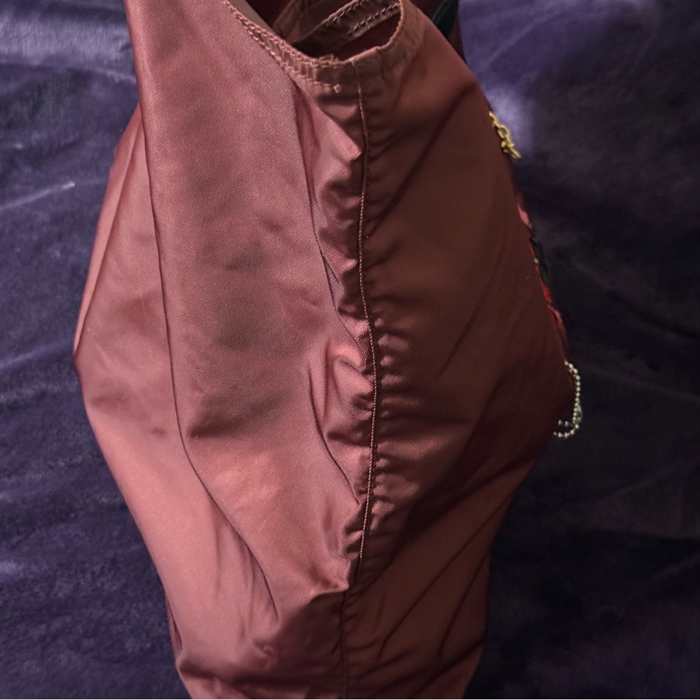 💎AUTHENTIC PRADA  (RARE ) BURGUNDY ROBOT NYLON TOTE BAG💎 - Picture 10 of 16